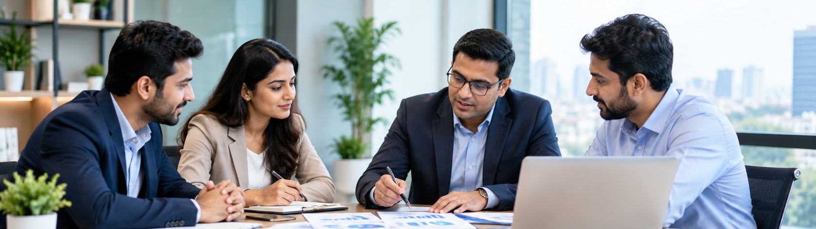 Business consultation and professional team meeting